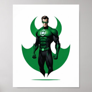 Green Lantern character image ポスター