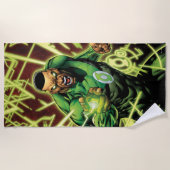Green Lantern Corps #61 GLの漫画カバー戦争 ビーチタオル (正面)