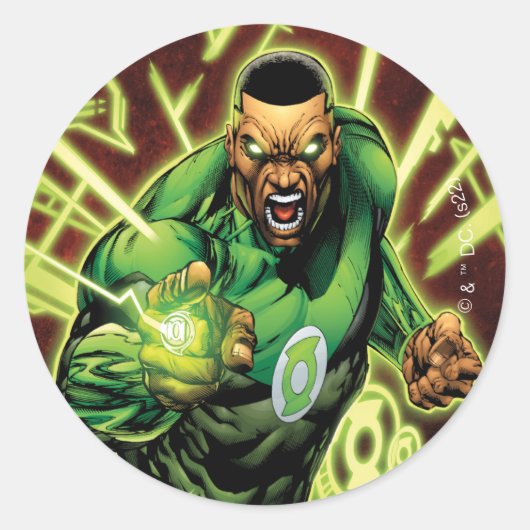 Green Lantern Corps #61 GLの漫画カバー戦争 ラウンドシール (正面)