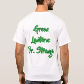 Green lantern & Dr. Strange  Tシャツ (裏面)