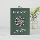 Green Las Vegas Passport日付の保存 セーブザデート (スタンド正面)