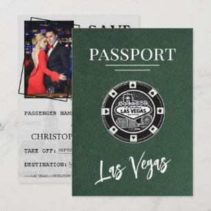 Green Las Vegas Passport日付の保存 セーブザデート