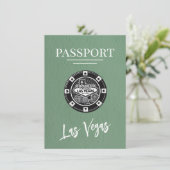 Green Las Vegas Passport日付の保存 セーブザデート (スタンド正面)