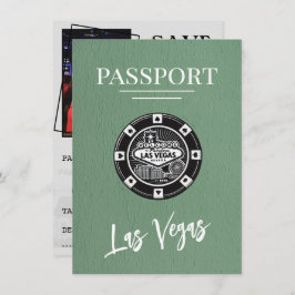 Green Las Vegas Passport日付の保存 セーブザデート