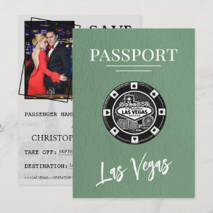 Green Las Vegas Passport日付の保存 セーブザデート