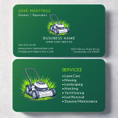 Green Lawn Service and Maintenance Professional 名刺
