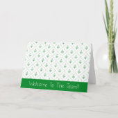 Green Leafチームへようこそ新入社員 カード (正面)