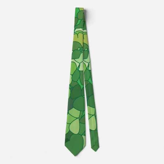 Green Leaf Botanical ネクタイ (正面)