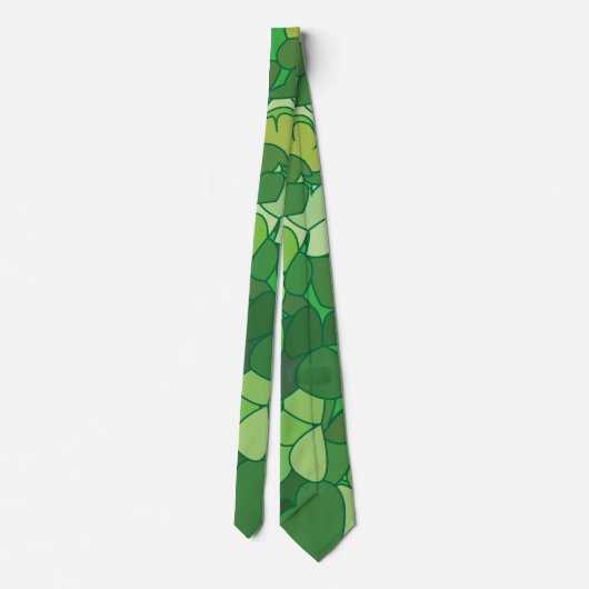 Green Leaf Botanical ネクタイ (裏面)