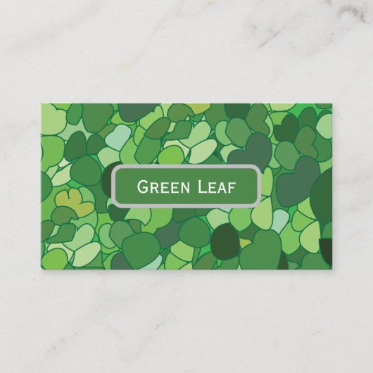 Green Leaf Botanical 名刺 (正面)