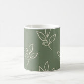 Green Leaf Mug | Coffee Mug コーヒーマグカップ (中央)