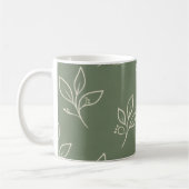 Green Leaf Mug | Coffee Mug コーヒーマグカップ (左)