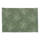 Green Leaf Pillowcase Set 枕カバー (裏面-右)