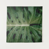 Green leaf plant タペストリー (正面(横))