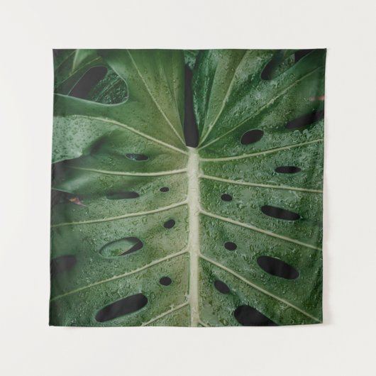 Green leaf plant タペストリー (正面)