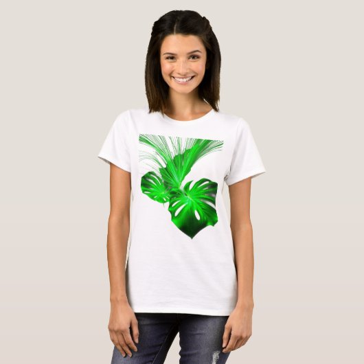 green leaf tシャツ (正面フル)