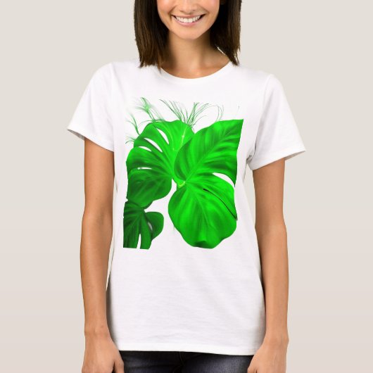 green leaf tシャツ (正面)