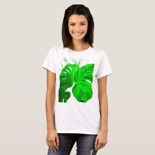 green leaf tシャツ (正面フル)