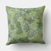 Green Leaf Trees With Blue Sky Peaking Through Art アウトドアクッション (裏面)