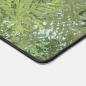 Green Leaf Trees With Blue Sky Peaking Through Art デスクマット (コーナー)