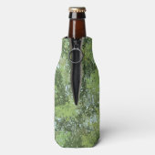 Green Leaf Trees With Blue Sky Peaking Through Art ボトルクーラー (ボトル裏面)