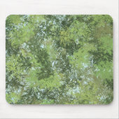 Green Leaf Trees With Blue Sky Peaking Through Art マウスパッド (正面)