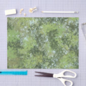 Green Leaf Trees With Blue Sky Peaking Through Art 薄葉紙 (クラフト)