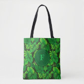 Green Leaf Trendy Bag for Women  トートバッグ (正面)