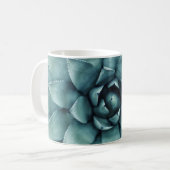 Green leafed plant コーヒーマグカップ (正面左)