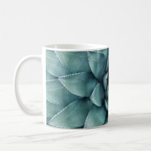 Green leafed plant コーヒーマグカップ (左)