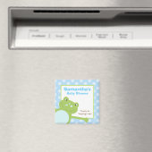 Green Leap Frog Favor Magnet (Blue/Green) マグネット (インサイチュ (食洗機))