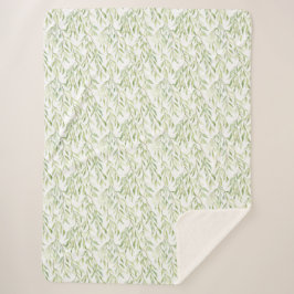 Green Leaves シェルパブランケット