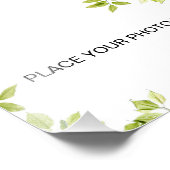 Green leaves フォトプリント            (角)