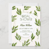 Green Leaves  招待状 (正面)