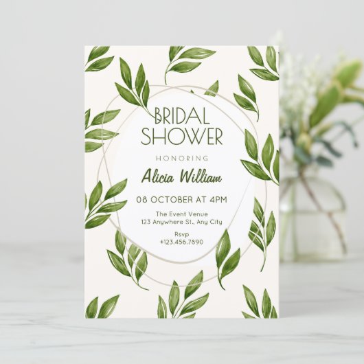 Green Leaves  招待状 (スタンド正面)