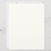 Green Leaves and Berries Stationery Paper (裏面)