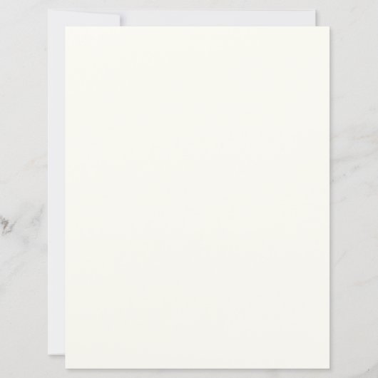 Green Leaves and Berries Stationery Paper (裏面)