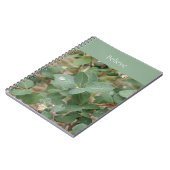 Green Leaves Believe Spiral Photo Notebook ノートブック (左側)