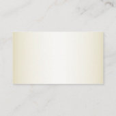 Green Leaves Flower Golden Frame Wedding Detail エンクロージャーカード (裏面)