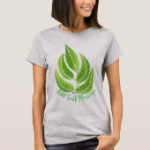 Green Leaves Leaf Tシャツ (正面)