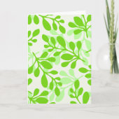 Green Leaves Nature カード (正面)