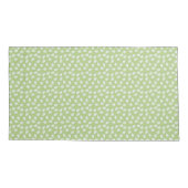 Green Leaves Pattern Pillowcase 枕カバー (裏面)