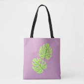Green Leaves Tote Bag  トートバッグ (正面)