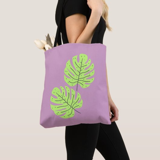 Green Leaves Tote Bag  トートバッグ (クローズアップ)