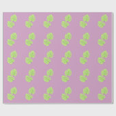 Green Leaves Wrapping Paper ラッピングペーパー (フラット)