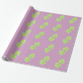 Green Leaves Wrapping Paper ラッピングペーパー (アンロールド)