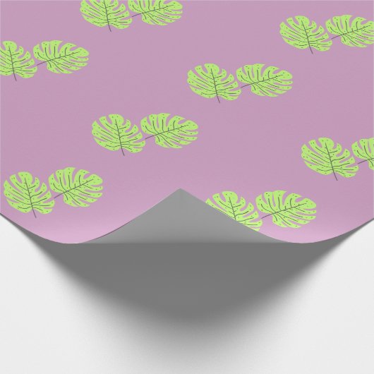 Green Leaves Wrapping Paper ラッピングペーパー (角)