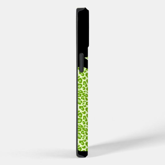 Green Leopard Print Apple先生 Case-Mate iPhoneケース (裏面 / 右)
