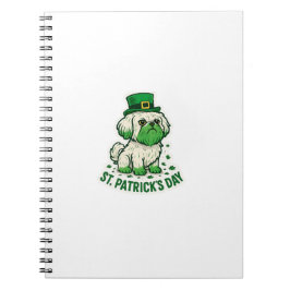 Green Leprechaun Shih Tzu St.Patrick's Day ノートブック