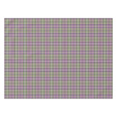 Green, lilac classic tartan.  テーブルクロス (正面(横))